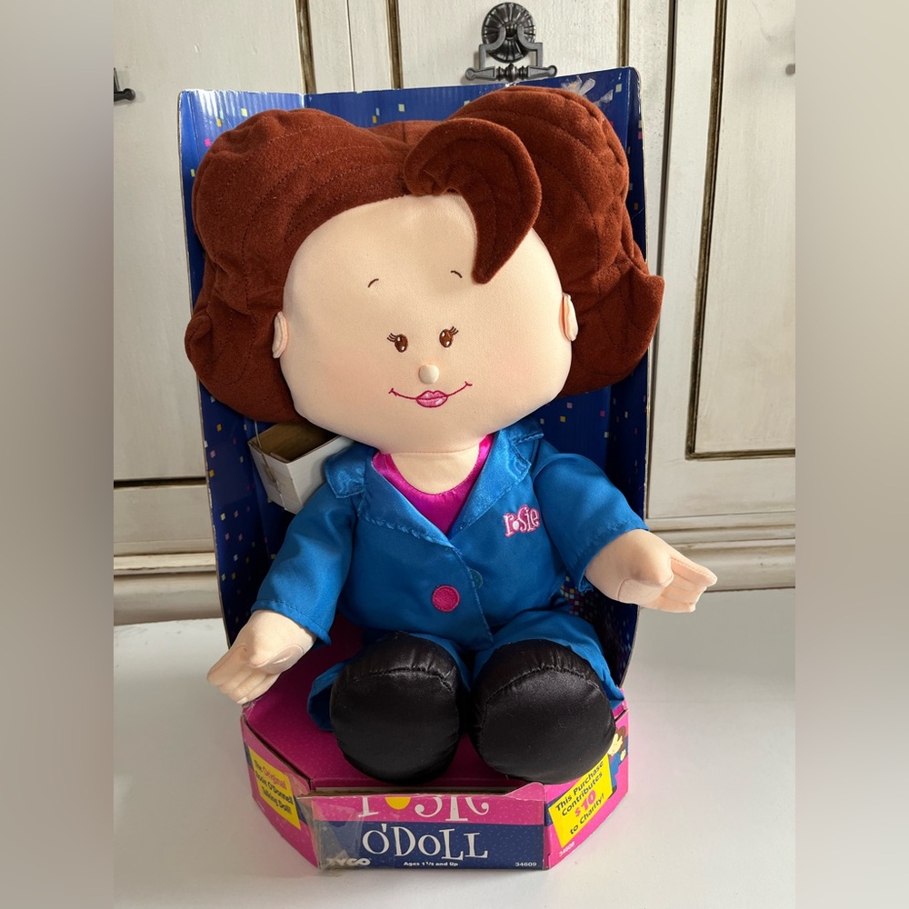 New Vintage Tyco The Rosie O’Doll plush talking toy talk show host comedian
